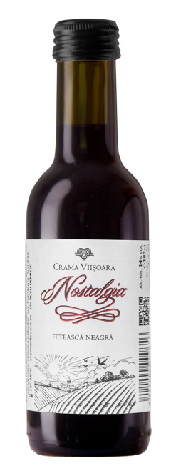 Vin rosu - Nostalgia - Feteasca Neagra, demisec