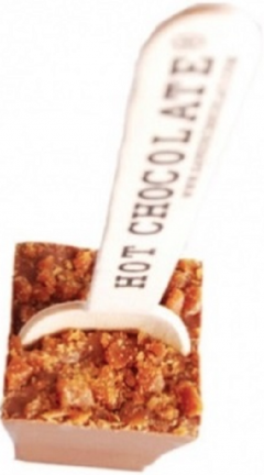 Ciocolata calda cu lapte si caramel sarat