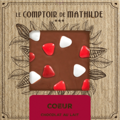 Ciocolata cu lapte si inimioara 