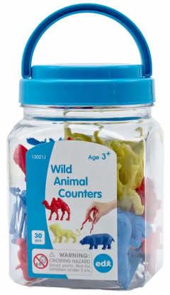 Set educativ - Wild Animal Counters