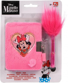 Jurnal cu lacat si pix - Disney Minnie Mouse