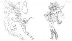 Color Manga: The Monster Manga Coloring Book