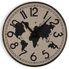 Ceas de perete - World Map 40cm