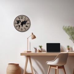 Ceas de perete - World Map 40cm