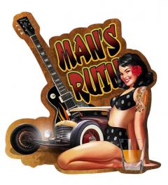 Placuta decorativa - Man's Ruin