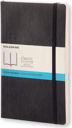 Carnet - Moleskine Classic - Large, Soft Cover, Dotted - Black