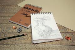 Bloc de desen A4 - Clairefontaine - Bej