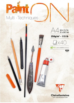 Bloc de desen A4 - Multi-techniques