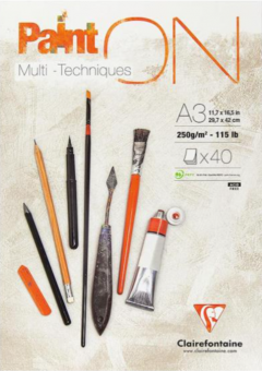 Bloc de desen A3 - Multi-techniques