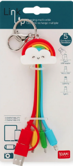 Cablu de incarcare 5 in 1 - Rainbow