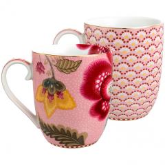 Set 2 cani - Fantasy Bloomingtales Pink Large