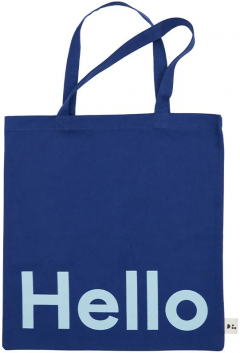 Tote bag Hello