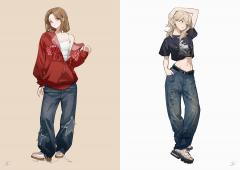 Yukina Artworks & Fashion Sketches