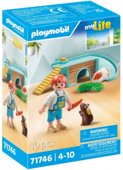 Set de joaca - Playmobil My Life - Casuta porcusorilor de guineea