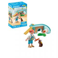 Set de joaca - Playmobil My Life - Casuta porcusorilor de guineea