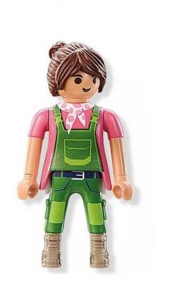 Set 2 figurine - Femeie fermier cu copil si vitel