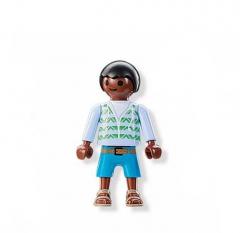 Set 2 figurine - Femeie fermier cu copil si vitel