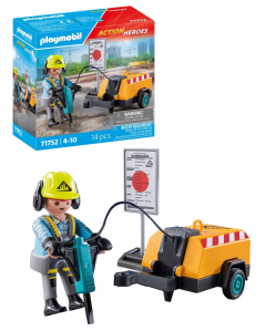 Set de joaca - Muncitor cu ciocan demolator