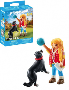 Figurina - Femeia si cainele de munte