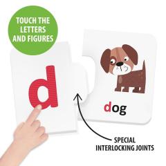Joc educativ - Touch & Play - Alfabet tactil