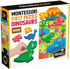 Puzzle din lemn - Montessori First Puzzle - Dinosaurus