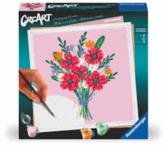 Set pictura pe numere - Creart - Buchet de maci