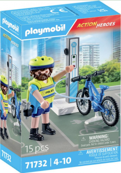 Figurina - Politist cu bicicleta