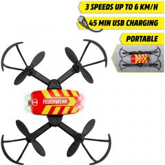 Jucarie cu telecomanda - Drona pompieri