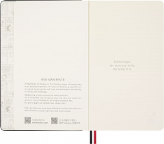 Carnet Peanuts x Moleskine - Large, Ruled, Hardcover (Snoopy)