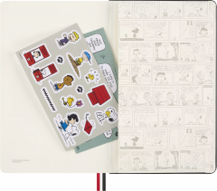 Carnet Peanuts x Moleskine - Large, Ruled, Hardcover (Snoopy)