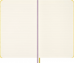 Carnet Peanuts x Moleskine - Large, Ruled, Hardcover (Yellow)