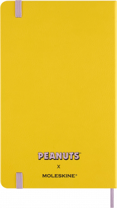 Carnet Peanuts x Moleskine - Large, Ruled, Hardcover (Yellow)