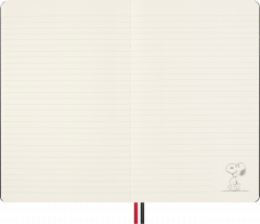 Carnet Peanuts x Moleskine - Large, Ruled, Hardcover (Black & Gift Box)