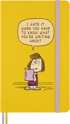 Carnet Peanuts x Moleskine - Large, Ruled, Hardcover (Yellow & Gift Box)