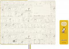 Carnet Peanuts x Moleskine - Large, Ruled, Hardcover (Yellow & Gift Box)