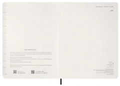 Agenda 2026 Moleskine 13-Month Essential Weekly - XXL, Softcover (Black)