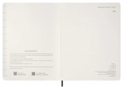 Agenda 2026 Moleskine 13-Month Essential Weekly - XXL, Softcover (Black)