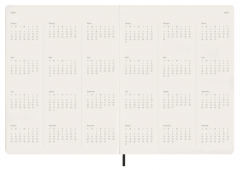 Agenda 2026 Moleskine 13-Month Essential Weekly - XXL, Softcover (Black)