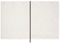 Agenda 2026 Moleskine 13-Month Essential Weekly - XXL, Softcover (Black)