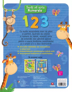 Invat sa scriu. Numerele