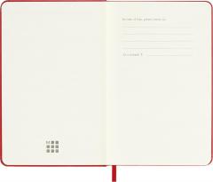 Agenda 2025/2026 Moleskine Classic 18 Months Weekly Planner - Hardcover, Pocket (Red)