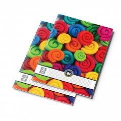 Caiet - Colours, A5, matematica, 48 file - 4 modele