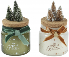 Lumanare parfumata - Velvet Bow Tree Small (mai multe culori, pret pe bucata)