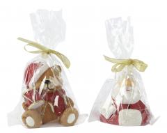 Lumanare decorativa - Bear / Santa (doua modele, pret pe bucata)
