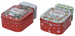 Cutie depozitare - Storage Tin Rectangle Offset Printing (doua modele, pret pe bucata)