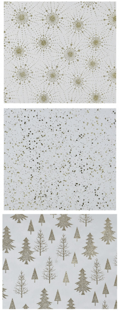 Suport decorativ pentru masa - Snowflake / Star / Tree (mai multe modele, pret pe bucata)