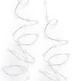 Ghirlanda de luminite - 100 Micro LED Cool White Stringlights - Twinkle Effect