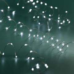 Ghirlanda de luminite - 100 Micro LED Cool White Stringlights - Twinkle Effect