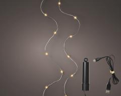 Ghirlanda de luminite - Micro LED Duracharge 8 Function Twinkle Effect - Classic Warm