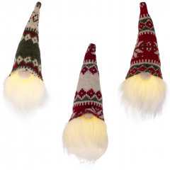 Decoratiune de Craciun - LED Gnome - Warm White (mai multe modele, pret pe bucata)